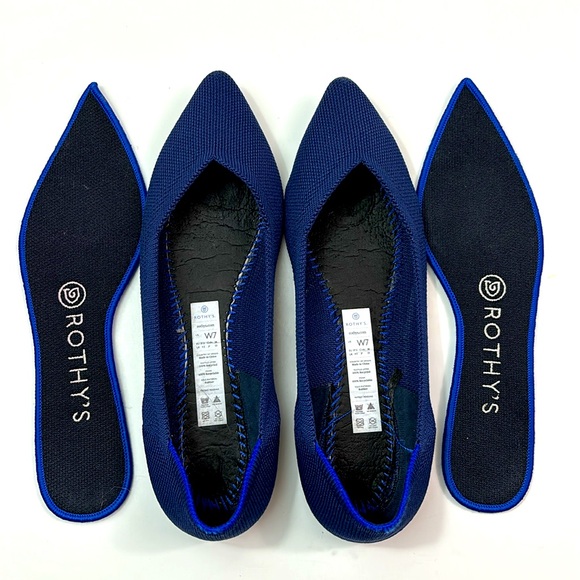 Rothy’s the point size 7, in navy, EUC - Picture 6 of 9